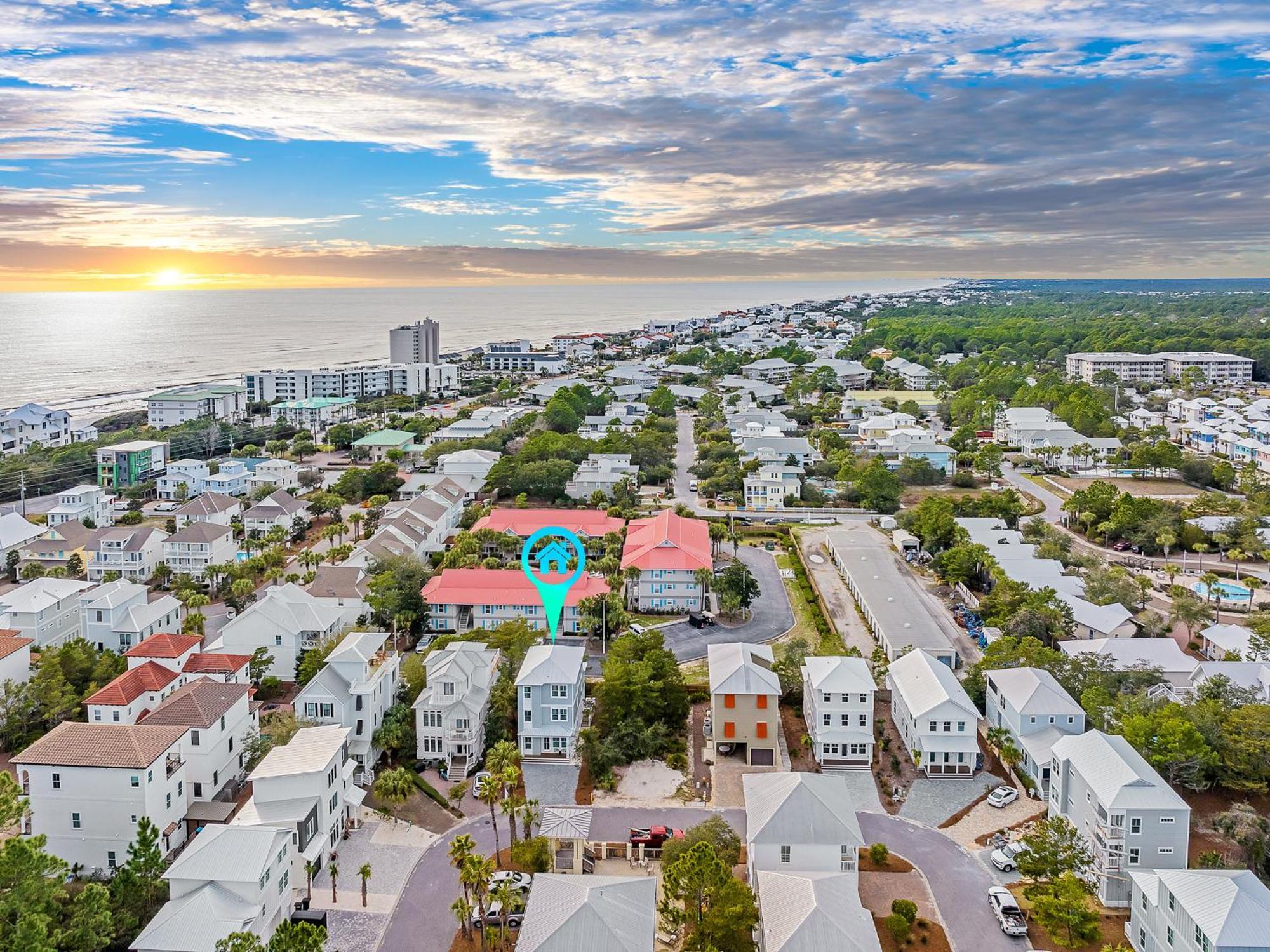 Shellabrate Good Times A Brand New Home For 2024 Only 3 Blocks To The Beach With Community Pool Santa Rosa Beach Zewnętrze zdjęcie